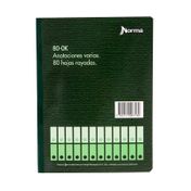Libro de contabilidad / anotaciones 80-0K