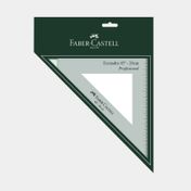 Escuadra Faber-Castell de 45° y 26 cm