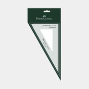 Escuadra Faber-Castell de 60° y 21 cm