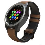 Smartwatch Slide redondo color negro y miel