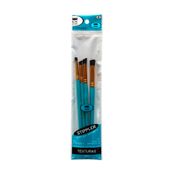 Set de pinceles Stippler x 4 piezas