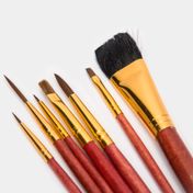 Set de pinceles x 7 piezas