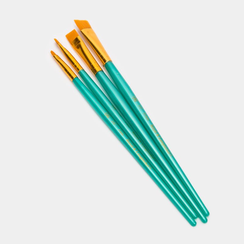 set-de-pinceles-sinteticos-planos-x4-unidades-90672364517