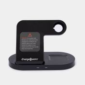 Soporte multicargador negro 5 en 1