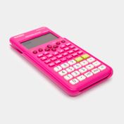 Calculadora científica Casio fx-82LA Plus rosada (2.ª edición)