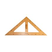 Escuadra de madera de 45° y 55 cm