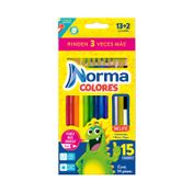 Colores Norma x 13 unidades + 1 color doble punta