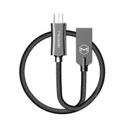 Cable micro-USB a USB Mcdodo de 1.5 m, plateado con negro