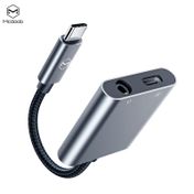Adaptador tipo-C a tipo-C y DC Mcdodo, plateado