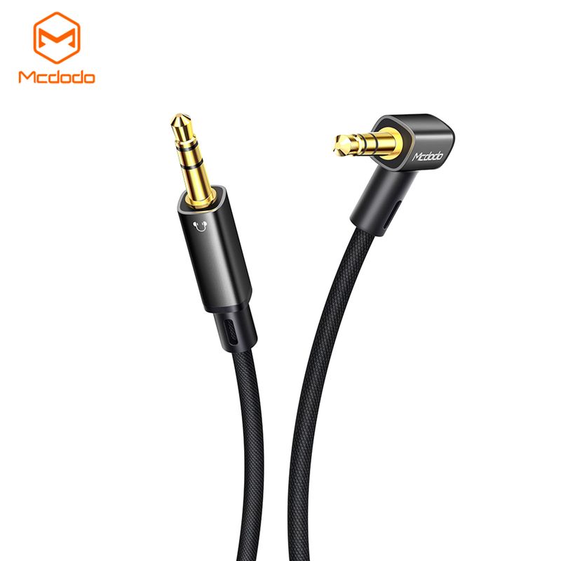 Cable de audio 3.5 mm de 1.2 m Mcdodo, negro