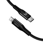 Cable Mcdodo Lightning a tipo-C de 1.2 m, negro
