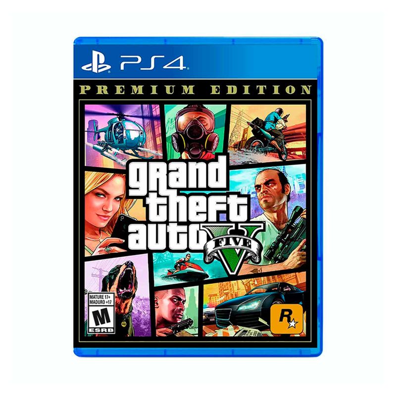 Juego Grand theft auto V - premium edition para PS4