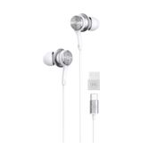 Audífonos in ear Maxell EB-XC1 tipo-C con adaptador, blancos