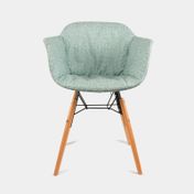 Silla fija Tafel II, azul