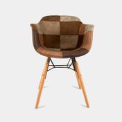 Silla fija Auckland café con parches