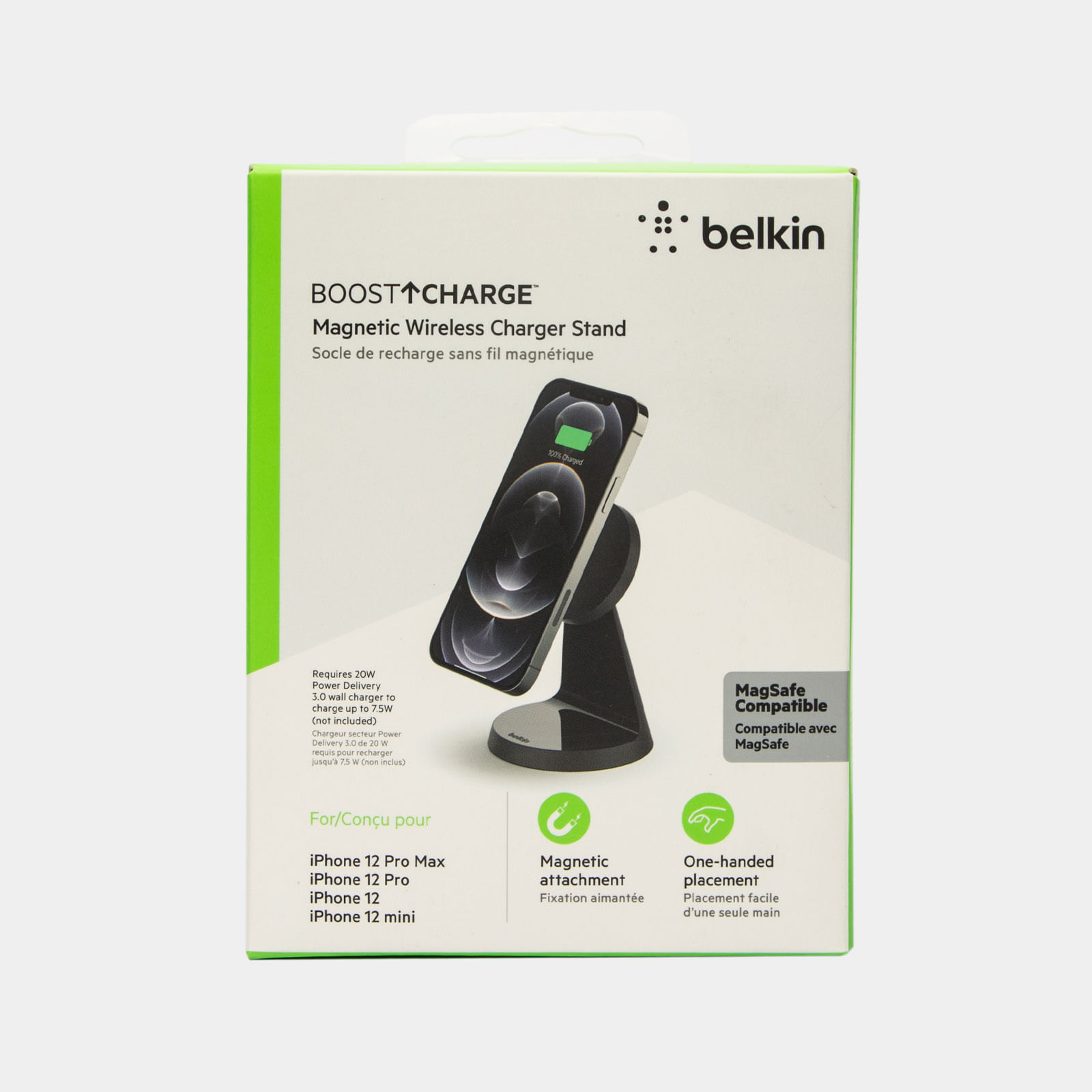 Cargador Inlámbrico Belkin Magnético 7.5W compatible con MagSafe