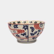 Bowl en cerámica de 650 ml - hojas azules