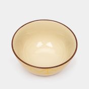 Bowl en cerámica de 270 ml - líneas amarillas en zigzag