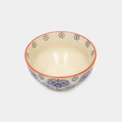 Bowl de cerámica de 650 ml - rombos azules