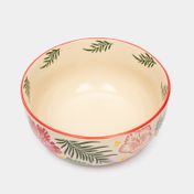 Bowl en cerámica de 850 ml - ramas, hojas & flores