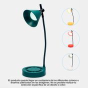 Lámpara de escritorio, diseño cono flexible (surtida)