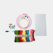 Set de bordado con tambores x 71 piezas
