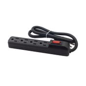 Supresor Powest FL-242-S de 4 tomas, negro