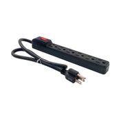Supresor Powest FL-243S de 6 tomas, negro