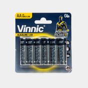 Baterías alcalinas Vinnic® AA x 6 unidades