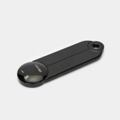 Gramera digital portátil de 5 kg para la cocina, negra