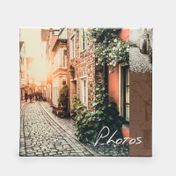 Álbum fotográfico de 20 hojas, diseño callejón y plantas