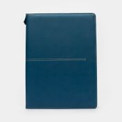 Portabloc A4 Kalipo Zipper con cremallera de cierre, azul oscuro