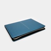 Portabloc A4 Kalipo Zipper con cremallera de cierre, azul oscuro