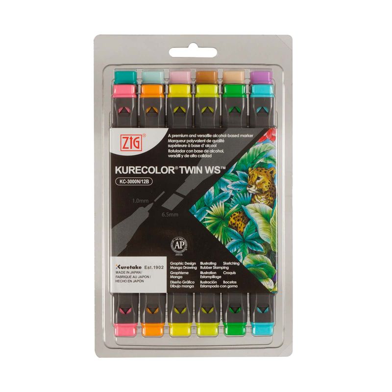 marcadores-kurecolor-x12-pale-4901427985344