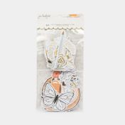 Figuras troqueladas x 40 piezas, diseño animales y flores