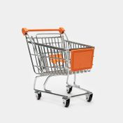 Portaútiles con diseño de carrito de mercado
