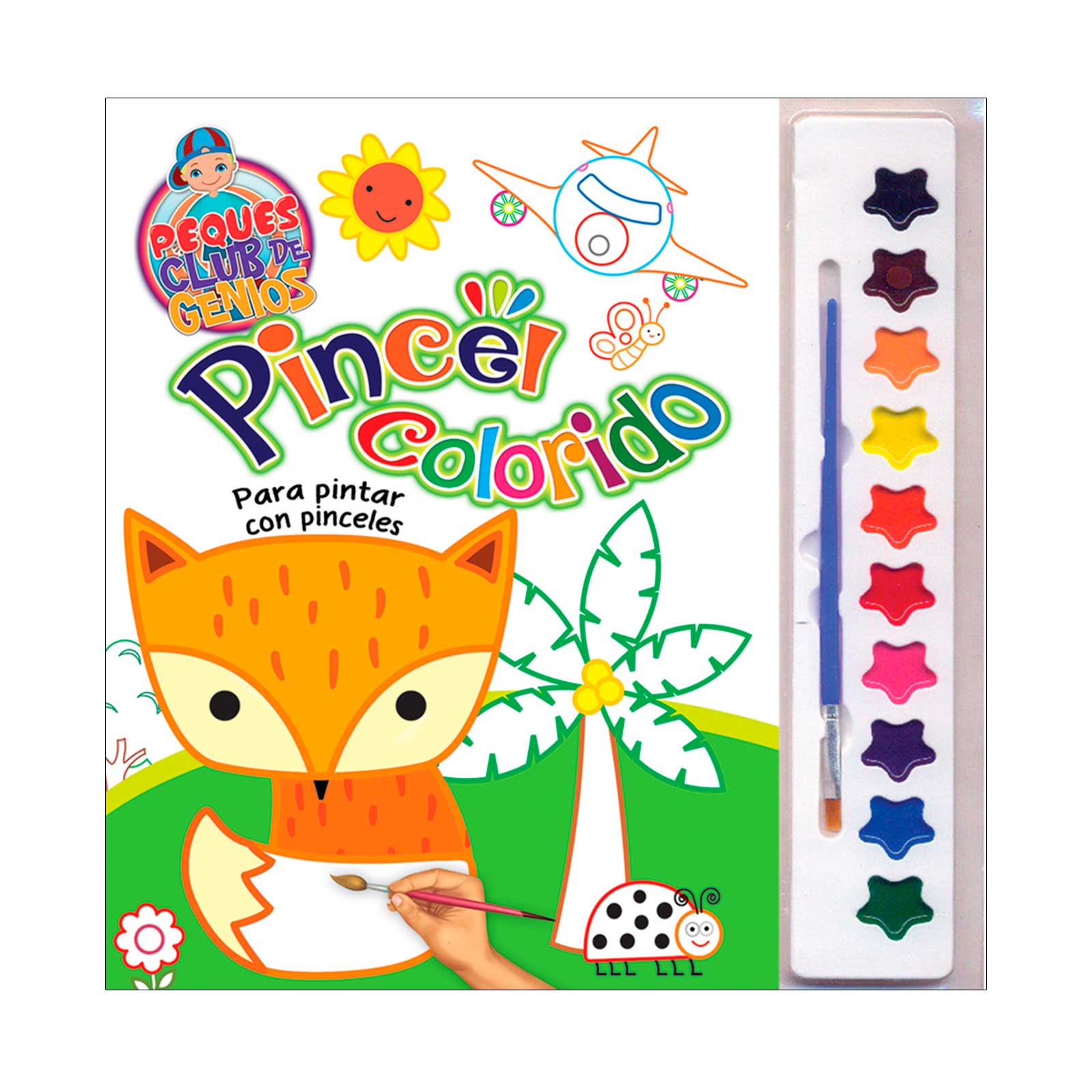 Peques, Club de Genios - Pincel colorido: para pintar con pinceles