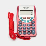 Calculadora Procalc de bolsillo de 8 dígitos, roja