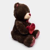 Peluche oso marrón con corazón
