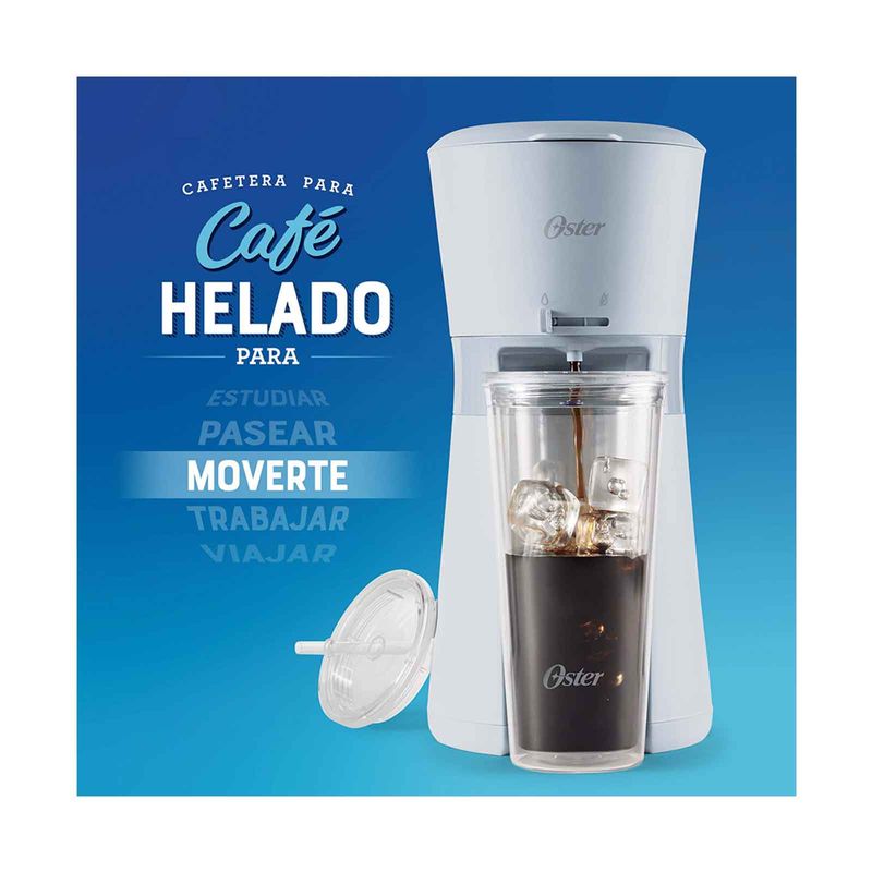 historia realidad Reafirmar Cafetera para café helado Oster