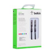 Cable Belkin para audio, plano, 3.5mm 0.9M, negro