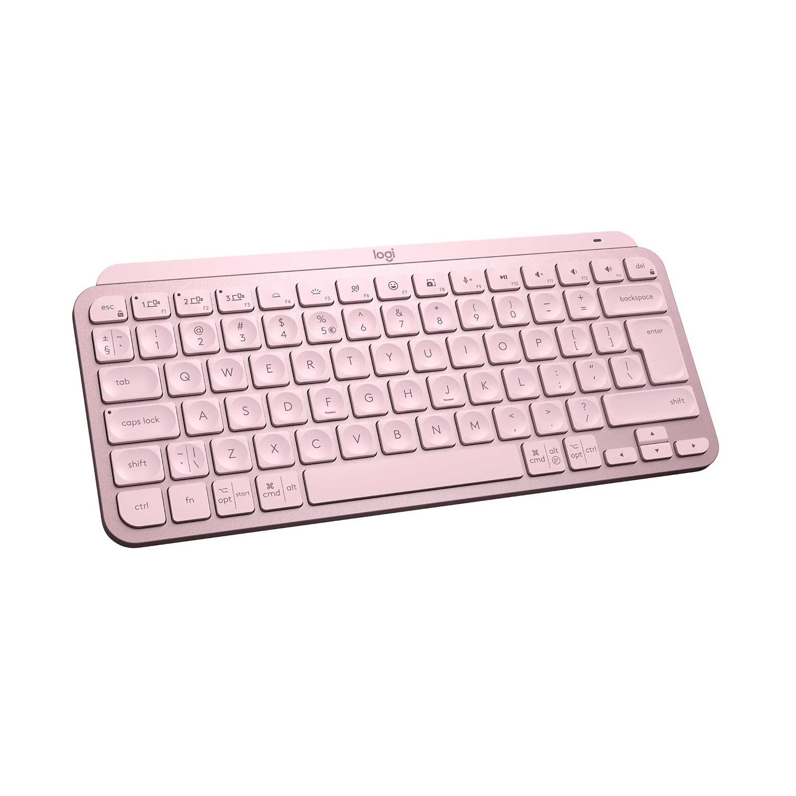 Teclado inalámbrico Logitech MX Keys Mini, rosado
