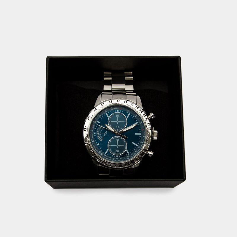reloj-analogo-pulso-metalico-plateado-tablero-azul-3-7701016300469
