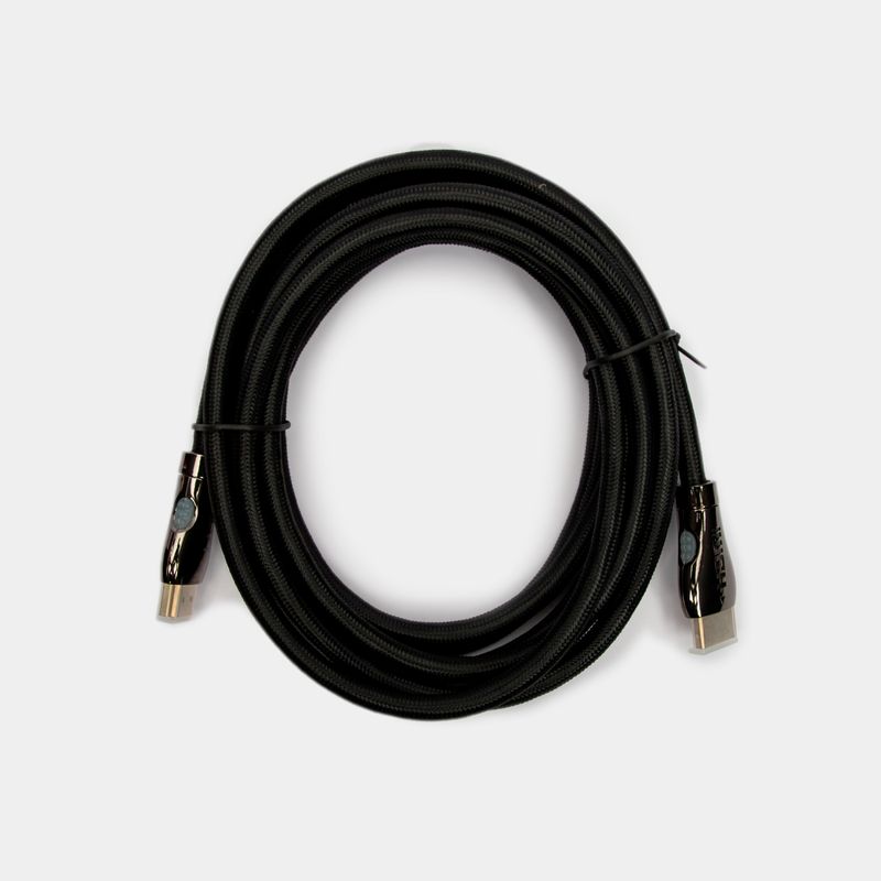 Cable HDMI de 3 m con luz led, negro