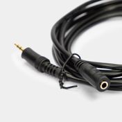 Cable de audio Havit de 2 m, negro