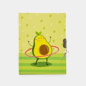 Diario infantil con diseño de aguacate