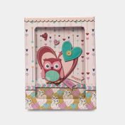 Diario infantil con estuche y espejo, diseño búho