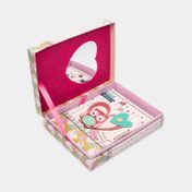 Diario infantil con estuche y espejo, diseño búho