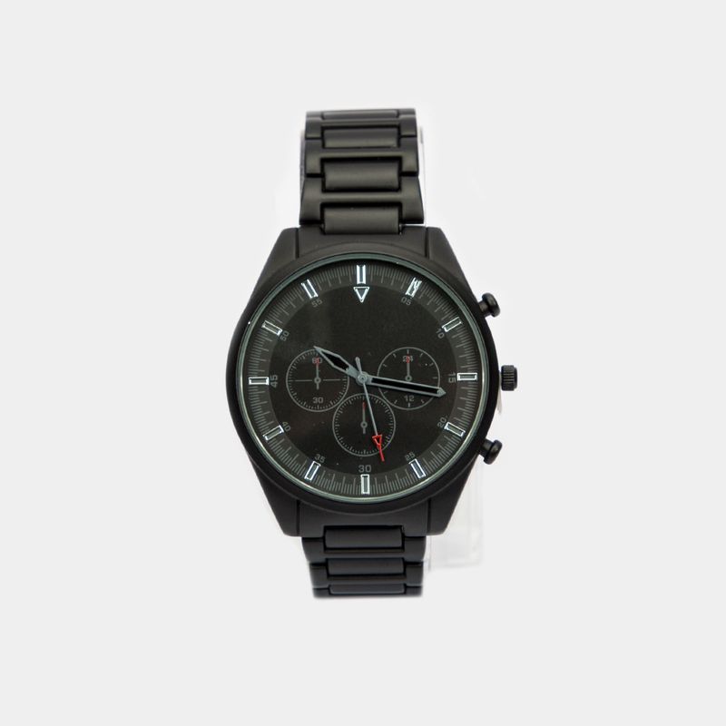 reloj-analogo-pulso-metalico-negro-tablero-negro-2-7701016799904