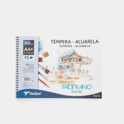 Bloc acuarela A4 de 350 g Sadipal x 10 hojas blancas